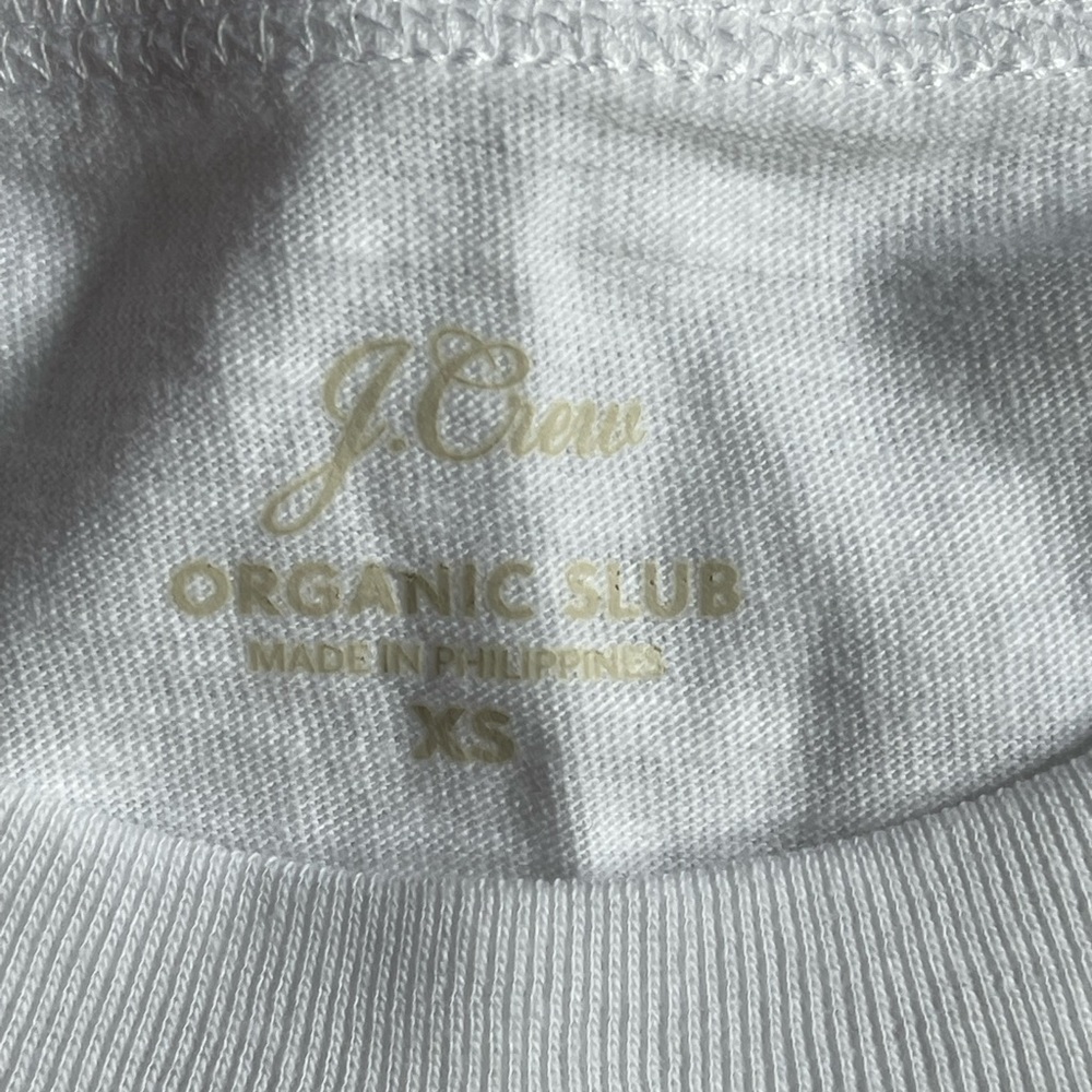 J. Crew White slub Tank XS - Picture 3 of 4